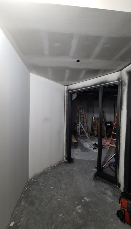 This is a picture of a drywall project in Wayzata Minnesota